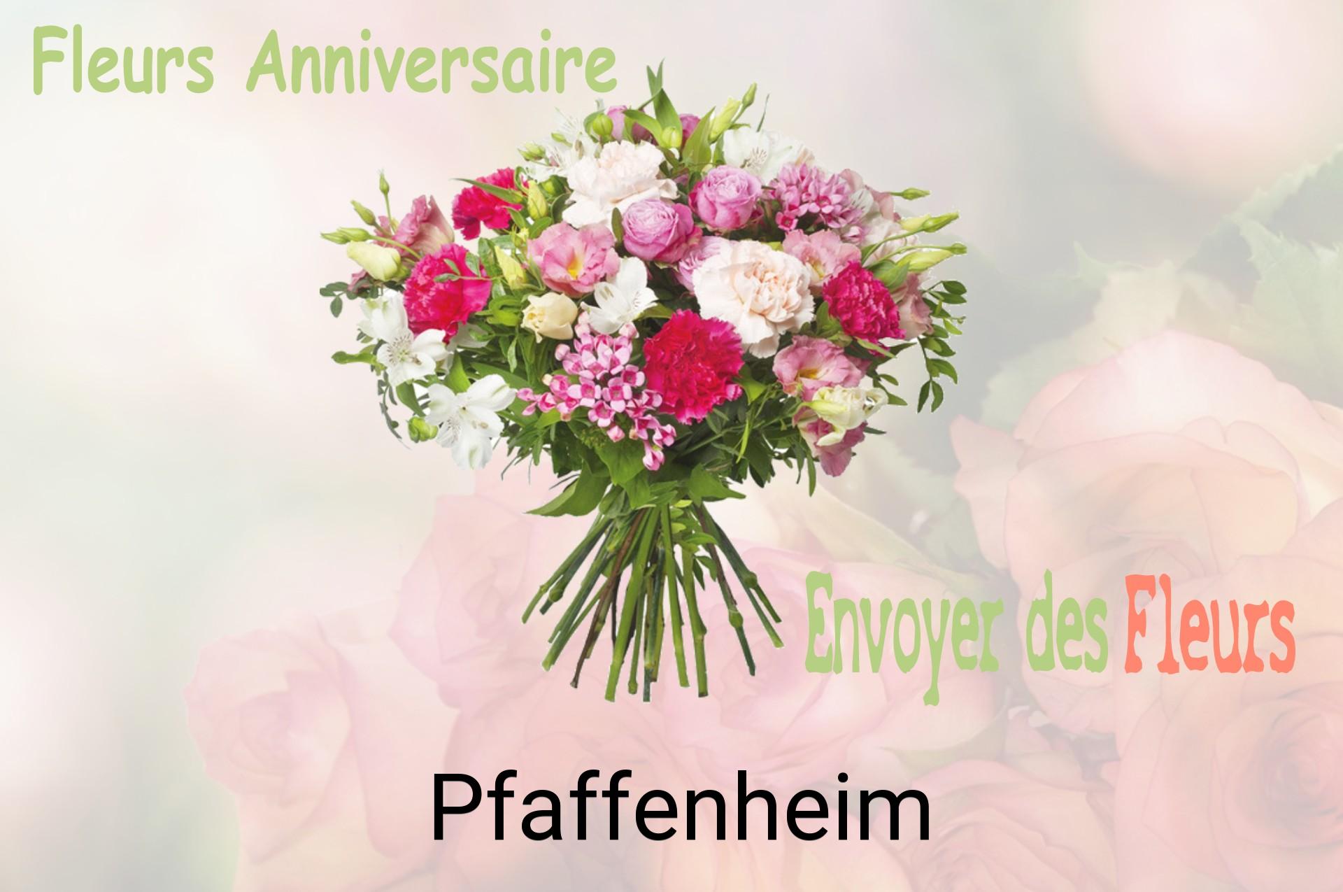 Bouquet de fleurs d’anniversaire livré à Pfaffenheim