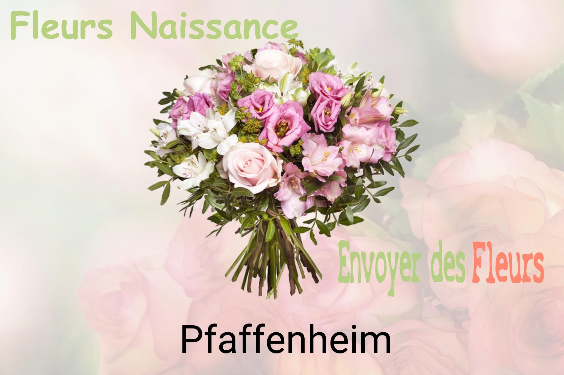 Bouquet de fleurs de naissance livré à Pfaffenheim